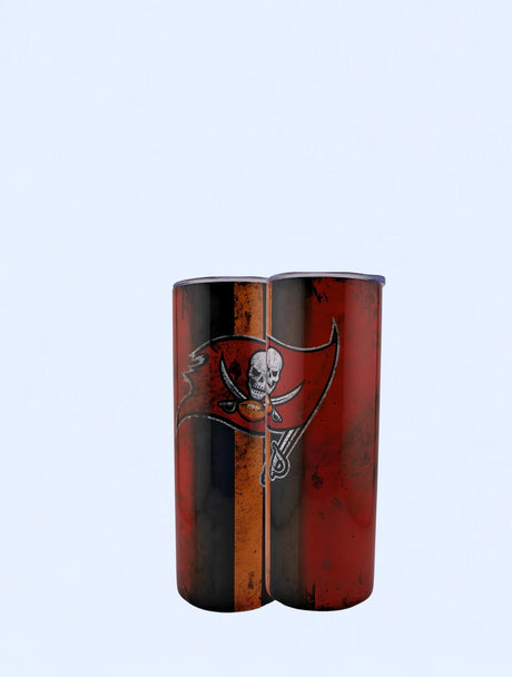 Alpha Printing Tumbler Tampa Bay (Look - alike) Football Team Grunge - Simply Everyday Products