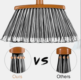 🧹✨ Broom and Dust Pan Set Effortless Clean. Neat and Tidy. ( Orange) - Simply Everyday Products