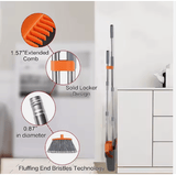 🧹✨ Broom and Dust Pan Set Effortless Clean. Neat and Tidy. ( Orange) - Simply Everyday Products