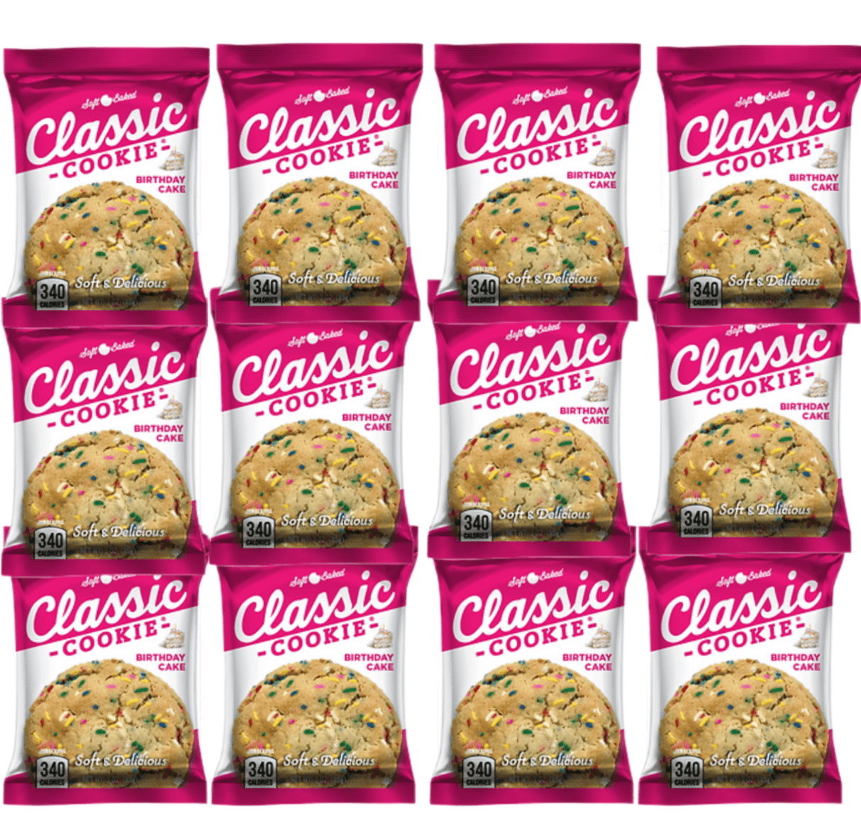Classic Cookies Birthday Cake (12 Pack) - Simply Everyday Products