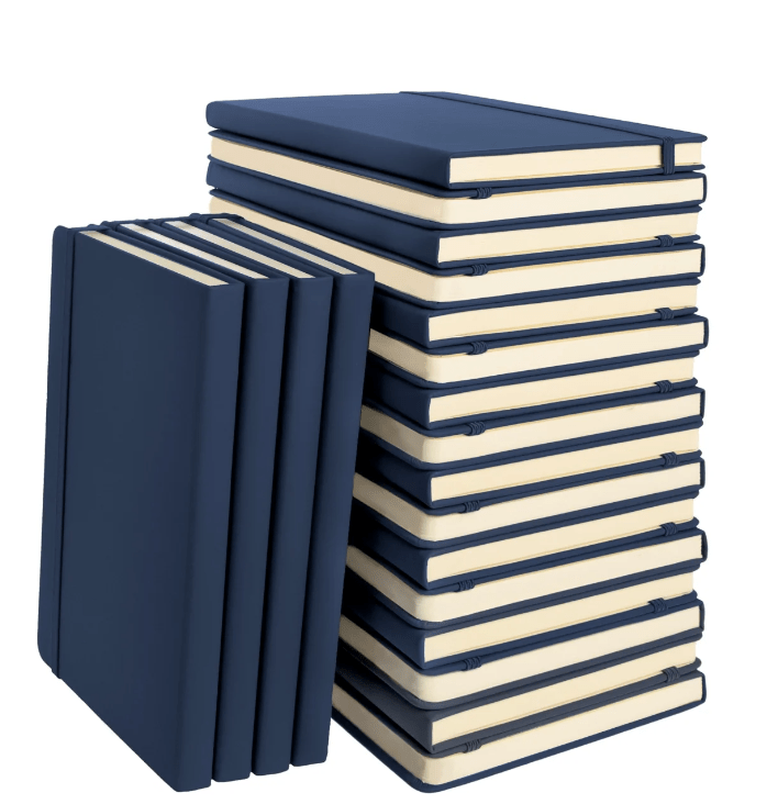 Notebooks – 15 Pack –Black - Lined Writing Notebooks for School, Office, or Journaling – Durable Covers, Smooth Paper – Ideal for Notes, To - Do Lists, and Everyday Use - Simply Everyday Products