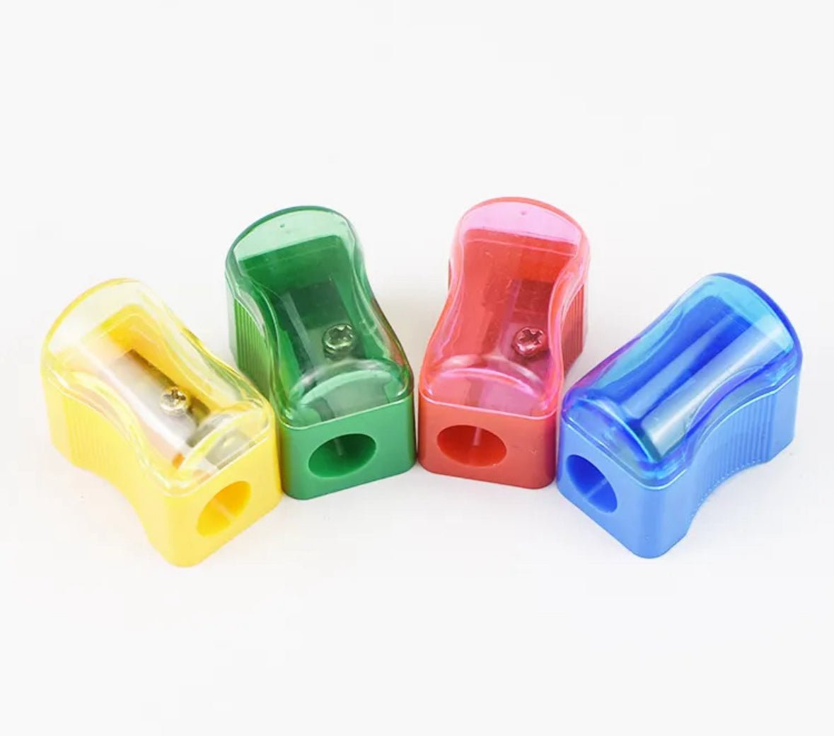 Pencil Sharpeners Bulk Pack – Manual Dual - Hole Sharpeners for Standard & Jumbo Pencils – Compact, Portable, Easy - to - Clean – Great for Classrooms, Schools, Offices & Art Supplies - Simply Everyday Products