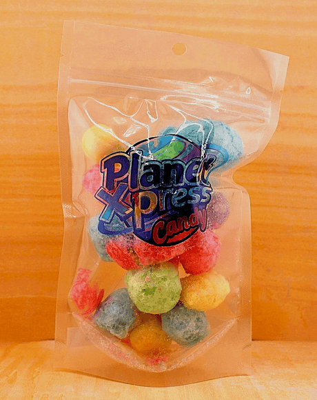 Planet Xpress Freeze Dried Orbit Bombs – Crunchy, Explosive Flavor Candy – Space - Themed Freeze - Dried Snack – Lightweight, No Refrigeration Needed – Fun, Fruity Treat for Candy Lovers - Simply Everyday Products