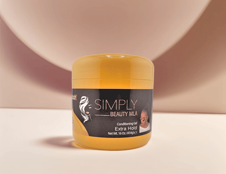 Simply Beauty Shine and Jam | Smooth & Nourishing Hair Styling Gel | Strong Hold & Non - Flaky Finish | Infused with Natural Oils & Vitamins | Perfect for All Hair Types | 8 oz - Simply Everyday Products