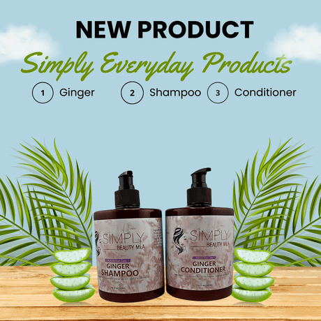 Simply Everyday Products Simply Beauty Ginger Shampoo and Conditioner. - Simply Everyday Products