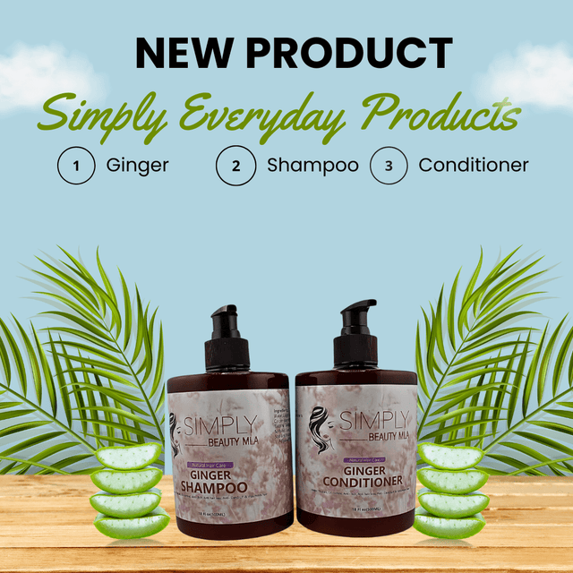 Simply Everyday Products Simply Beauty Ginger Shampoo and Conditioner. - Simply Everyday Products